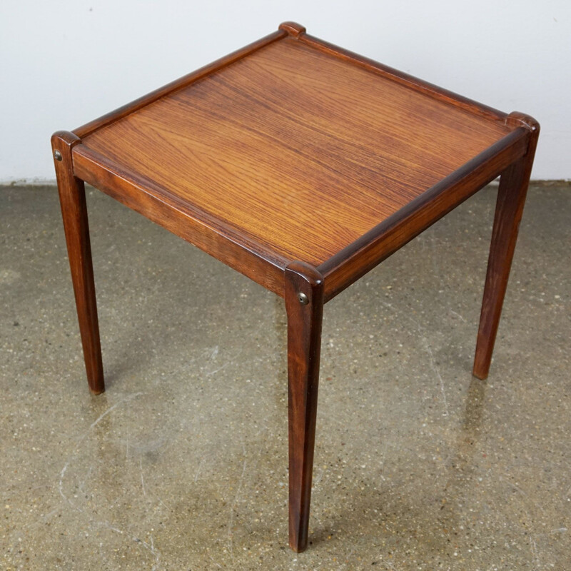 Vintage scandinavian side table for BRDR Furbo in rosewood 1960s