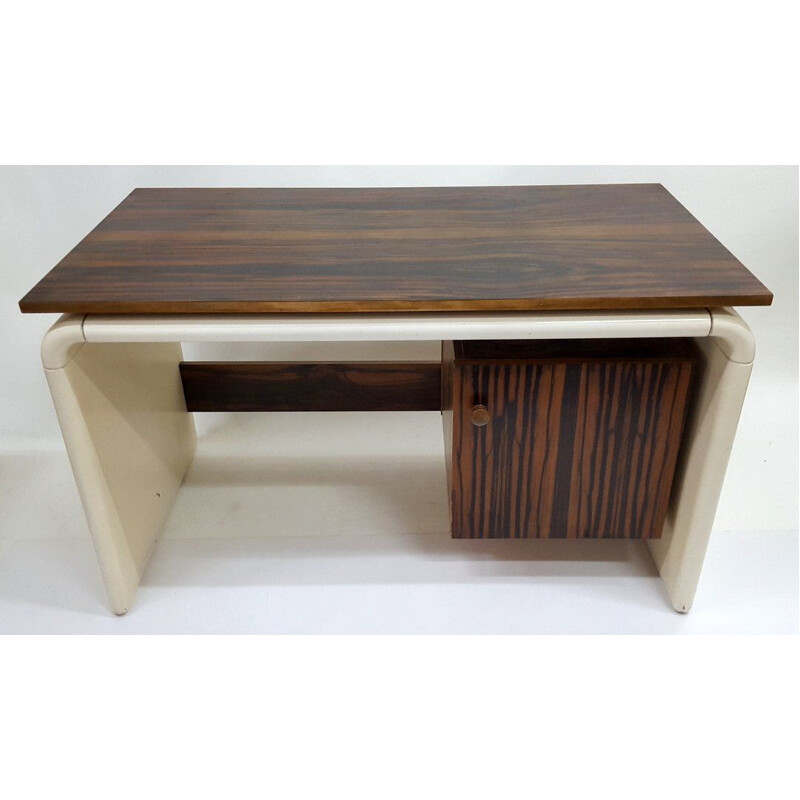 Vintage Macassar Ebony Desk 1960
