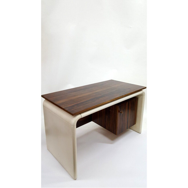 Vintage Macassar Ebony Desk 1960