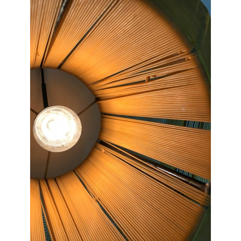 Lampe de table vintage vert/orange