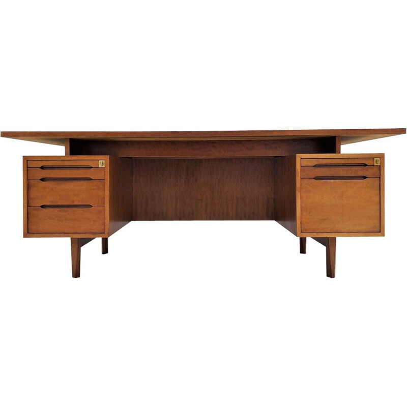 Large vintage rosewood desk 1960