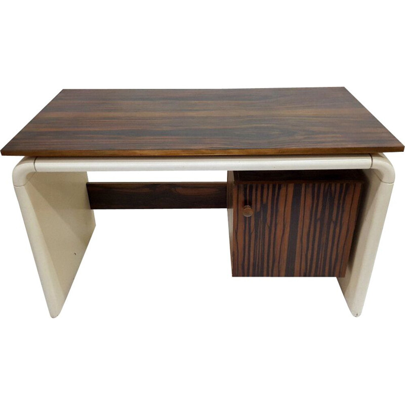 Vintage Macassar Ebony Desk 1960