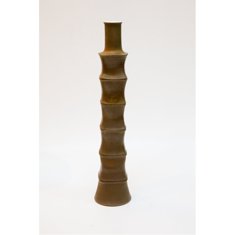 Vintage bamboo vase, 1970-1979