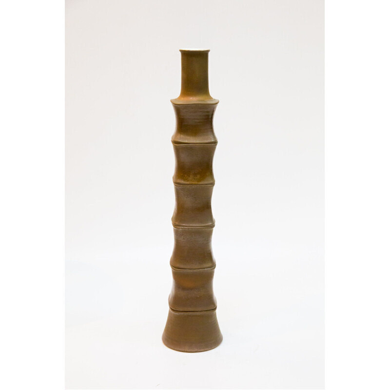 Vaso vintage de bambu, 1970-1979