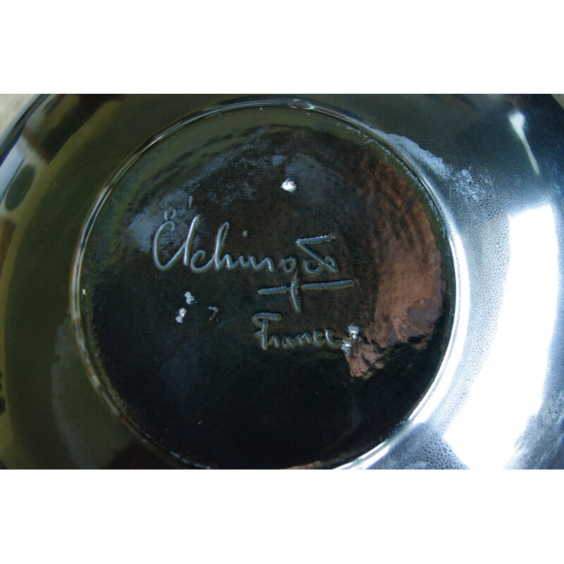 Taça de cerâmica Vintage de Fernand Elchinger, França 1960