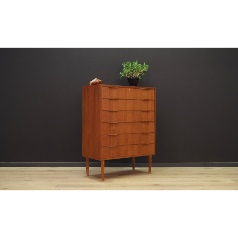 Vintage chest of drawers in teak from the 70s