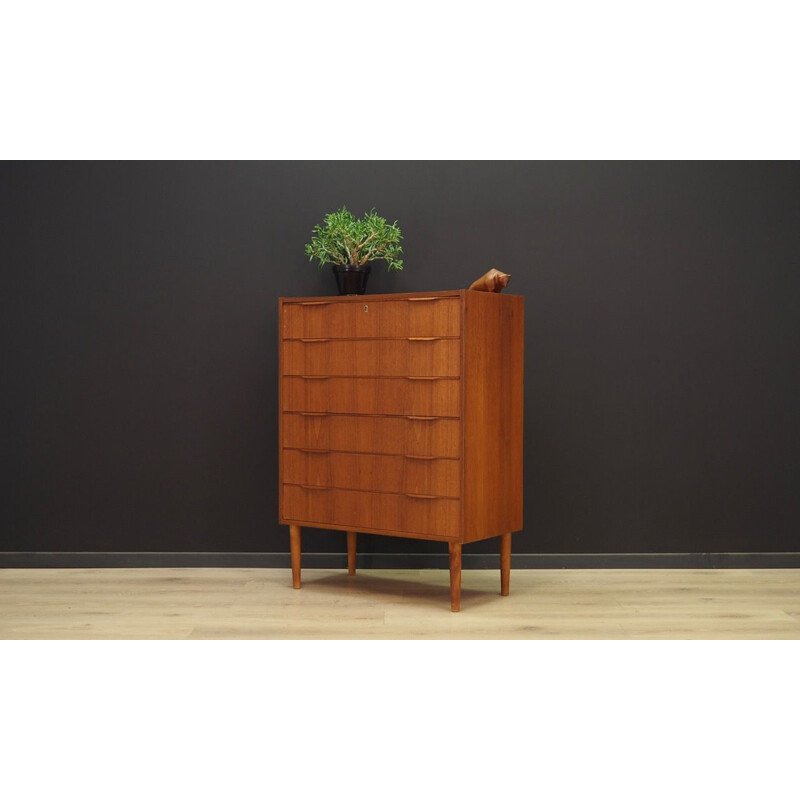 Vintage chest of drawers in teak from the 70s