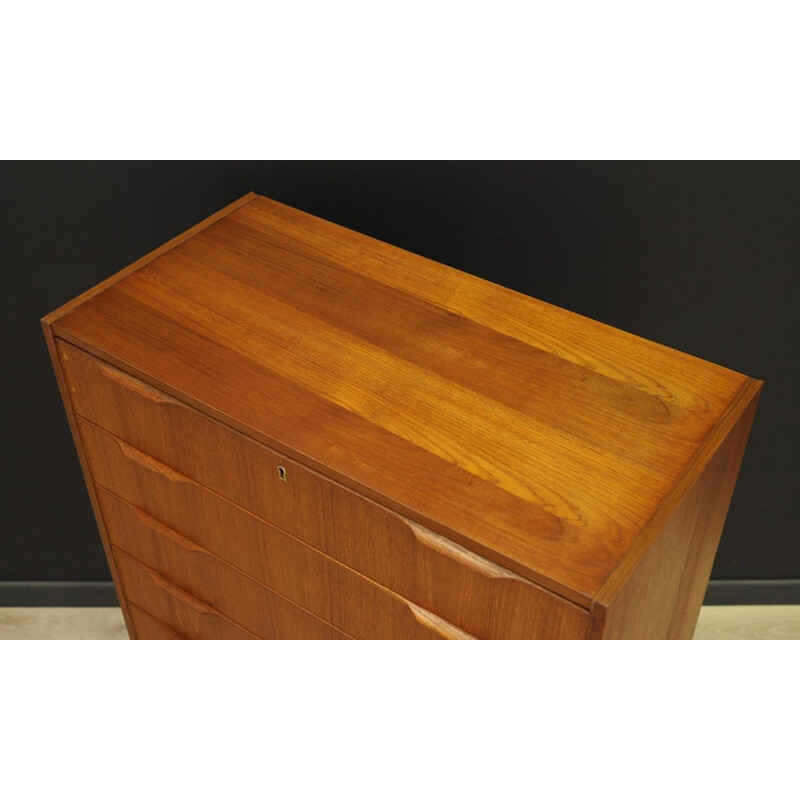 Vintage chest of drawers in teak from the 70s