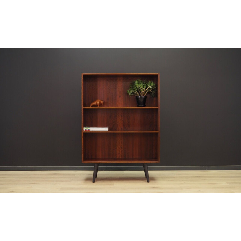 Vintage scandinavian bookcase in rosewood,1960