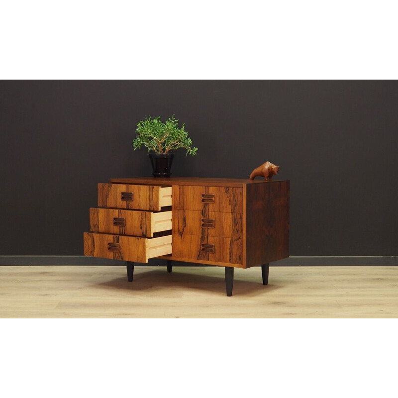 Vintage Rosewood chest Of Drawers by Niels J. Thorso 1960