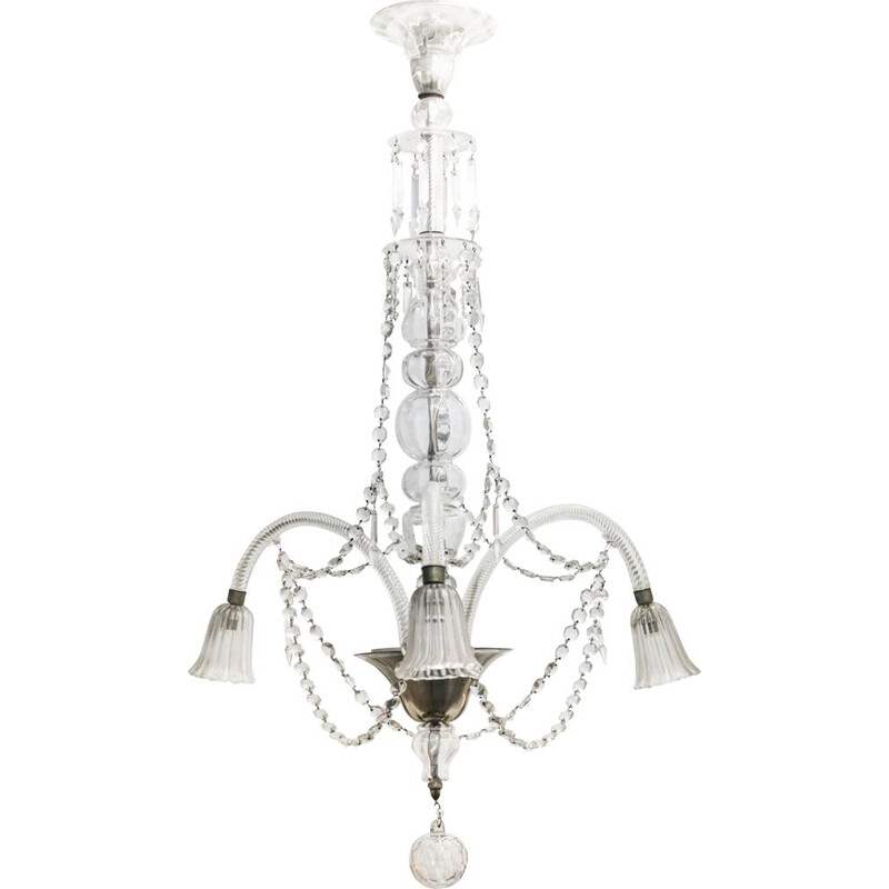 Vintage chandelier in Murano glass 1970s