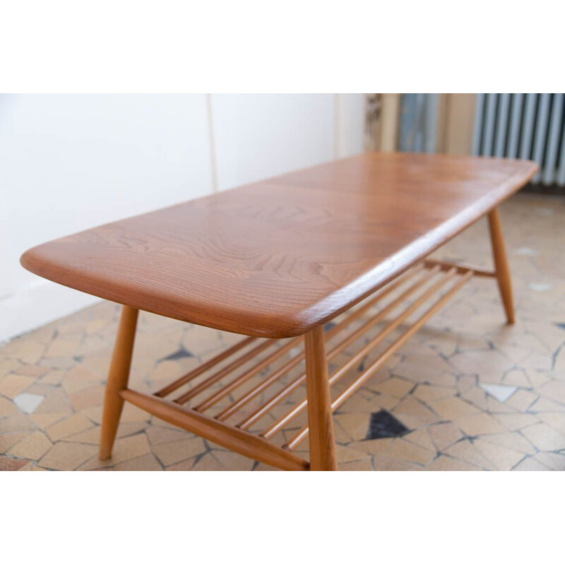 Table basse vintage Ercol 104cm
