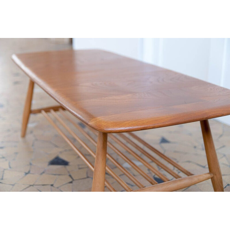 Table basse vintage Ercol 104cm