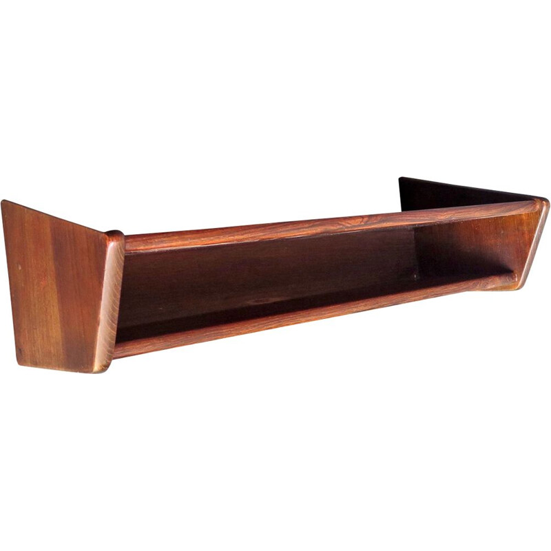 Vintage wall shelf in rosewood 1950