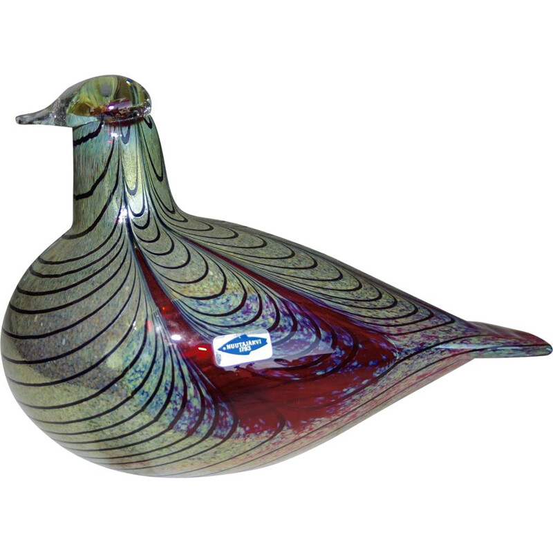Oiseau vintage en verre soufflé de Oiva Toikka