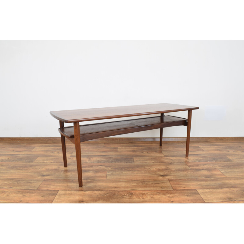 Vintage danish coffee table in teakwood 1960s