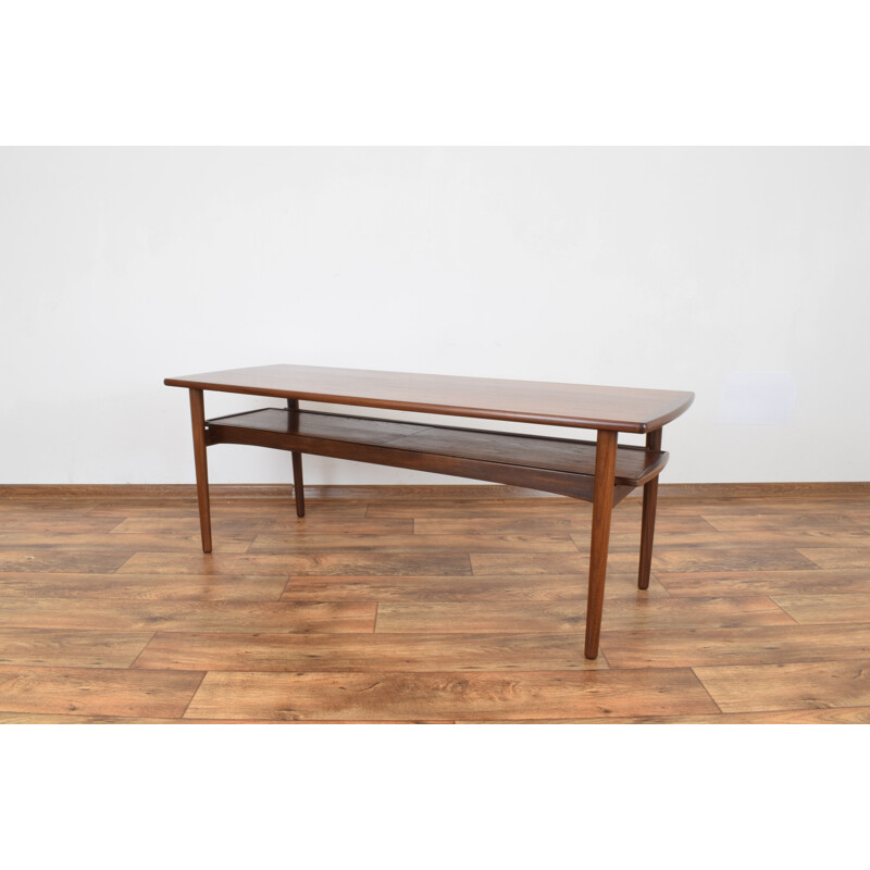 Vintage danish coffee table in teakwood 1960s