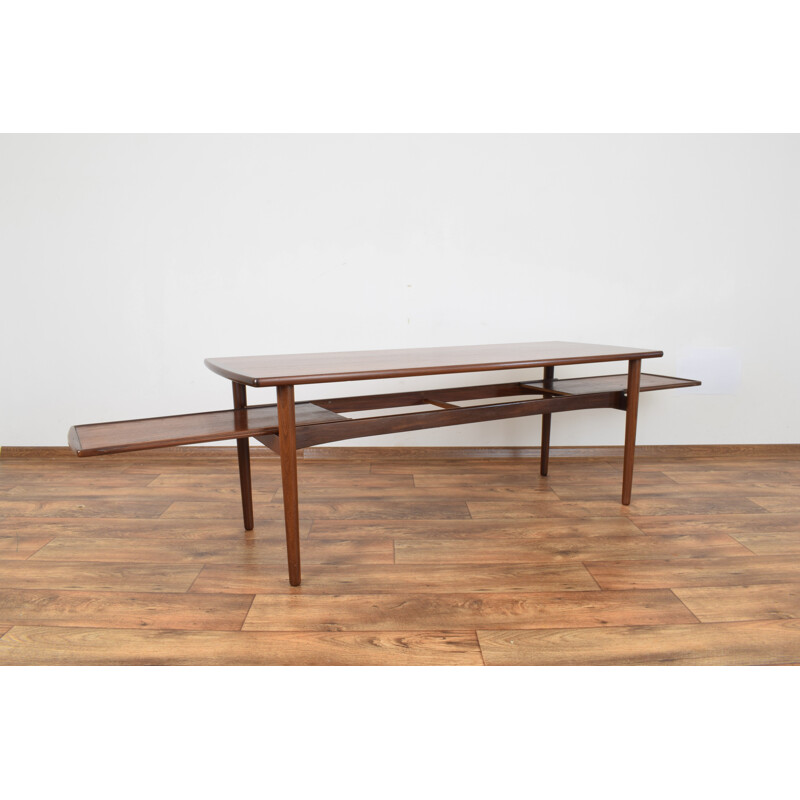 Vintage danish coffee table in teakwood 1960s