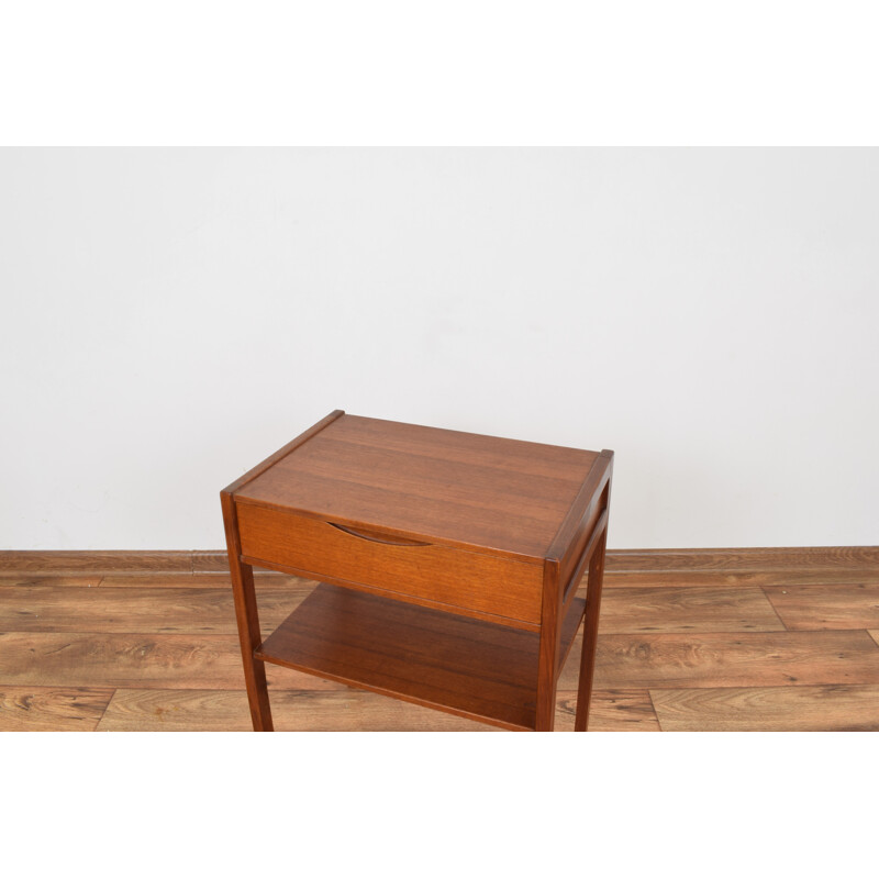 Vintage scandinavian nightstand in teakwood 1960s