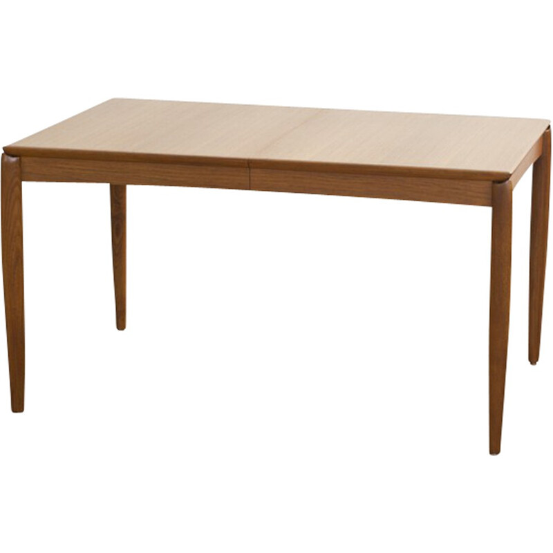 Table à repas scandinave en teck Bramin, HW KLEIN - 1960