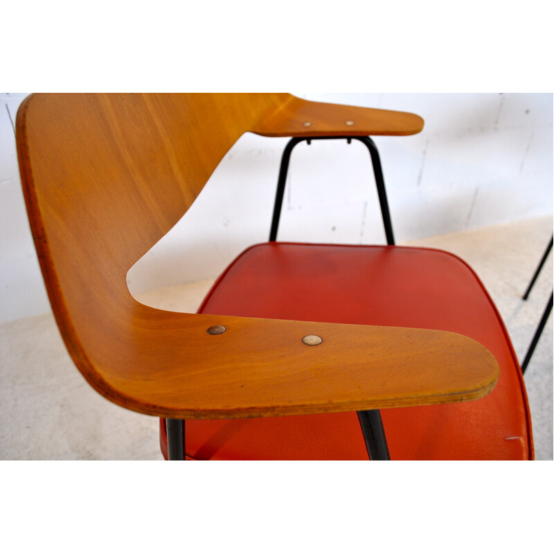 Pair of armchairs model 675, Robin DAY - 1950s