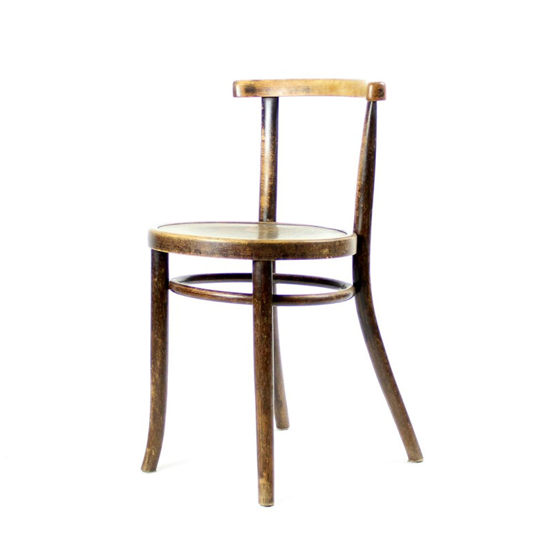 Vintage Thonet chair in oakwood 1930s