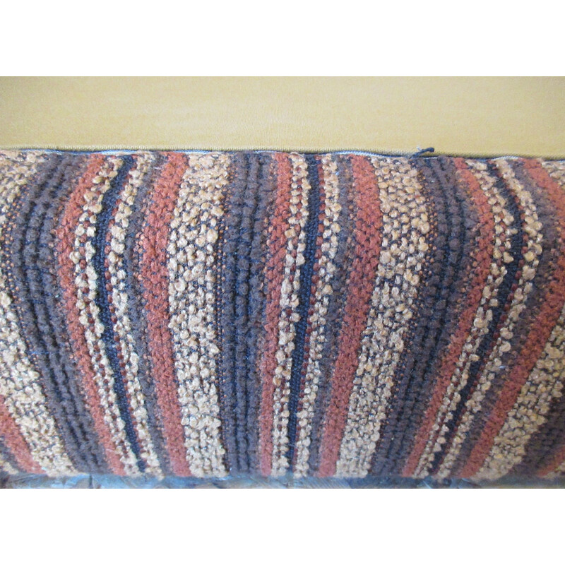 Vintage convertible sofa in wool 1970