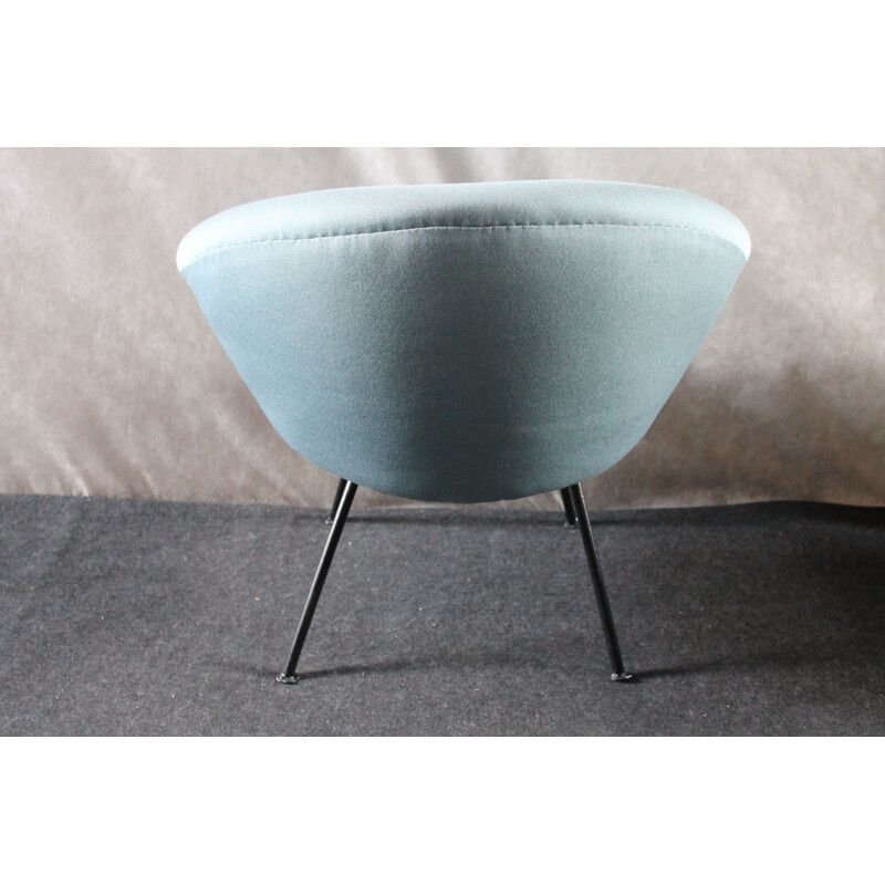 Blue vintage armchair, 1970
