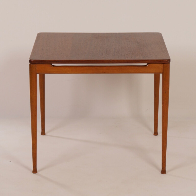 Vintage table in teak model 537 by Hartmut Lohmeyer for Wilkhahn, 1960s