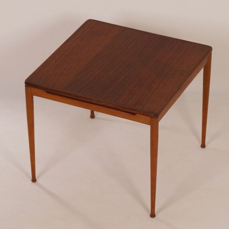 Mesa de teca Vintage modelo 537 por Hartmut Lohmeyer para Wilkhahn, década de 1960