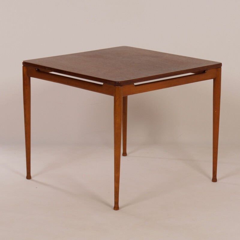 Table vintage en teck modèle 537 par Hartmut Lohmeyer pour Wilkhahn, années 1960