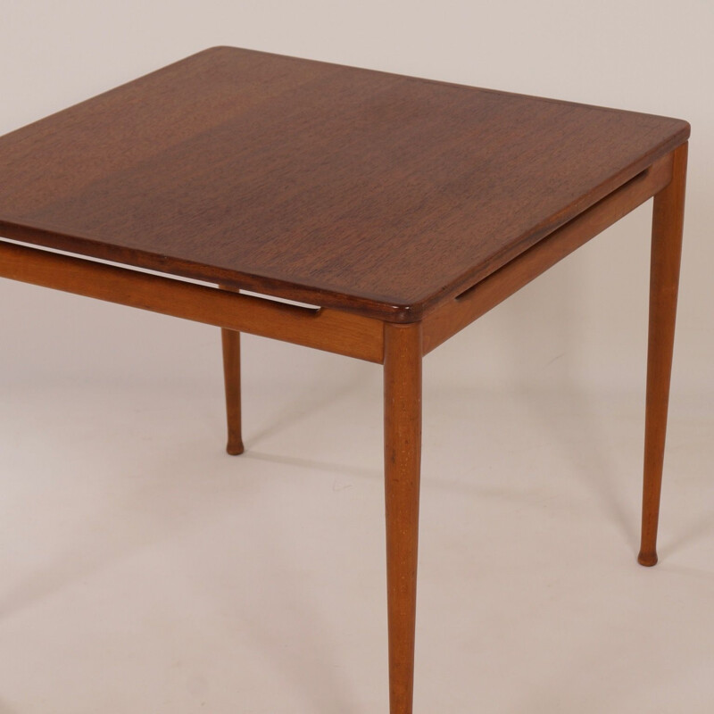 Tavolo vintage in teak modello 537 di Hartmut Lohmeyer per Wilkhahn, 1960
