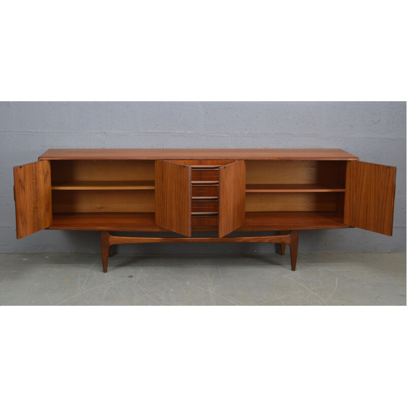 Vintage sideboard in teak Fresco by V.B. Wilkins for G Plan 1960s