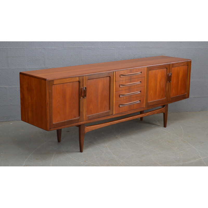 Vintage sideboard in teak Fresco by V.B. Wilkins for G Plan 1960s