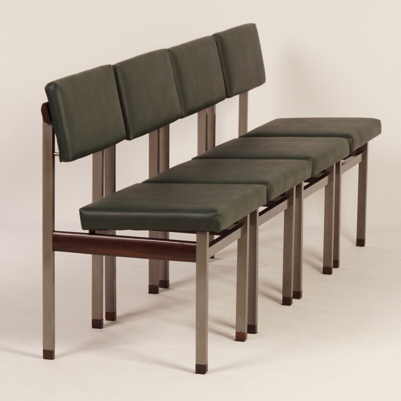 Set of 4 vintage Pali chairs by Louis van Teeffelen for Wébé, 1960