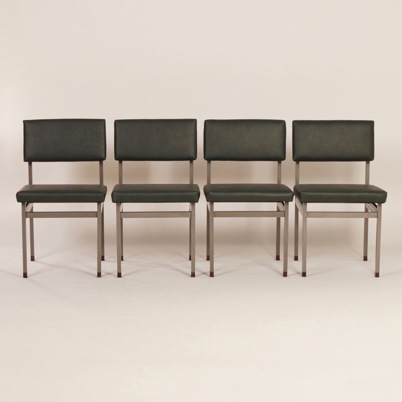 Ensemble de 4 chaises vintage Pali par Louis van Teeffelen pour Wébé, 1960