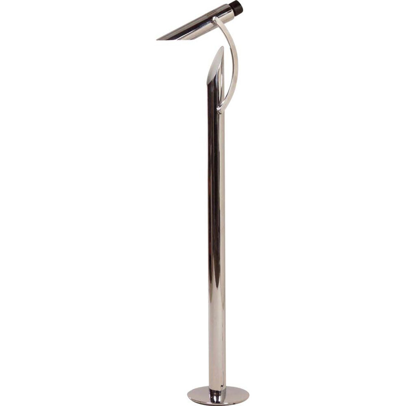 Vintage "Tharsis" floor lamp chrome plated by Fase, Madrid, 1970