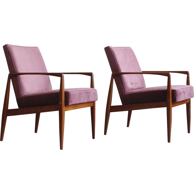 Pair of vintage armchairs Denmark 1970