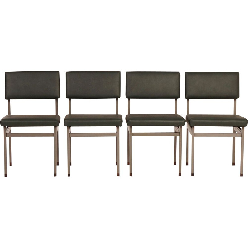 Set of 4 vintage Pali chairs by Louis van Teeffelen for Wébé, 1960