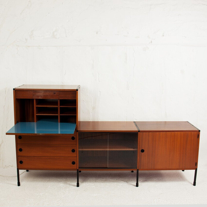 Minvielle sideboard in mahogany veneer, A.R.P. (MOTTE, MORTIER and GUARICHE) - 1960s