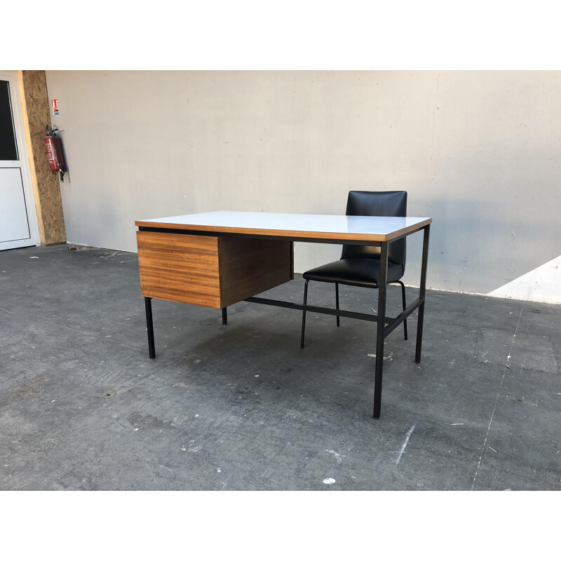 Vintage desk and chair by Pierre Guariche