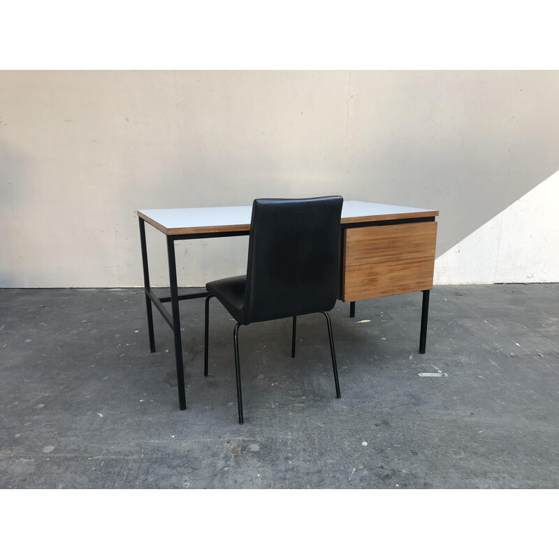Bureau et chaise vintage par pierre Guariche