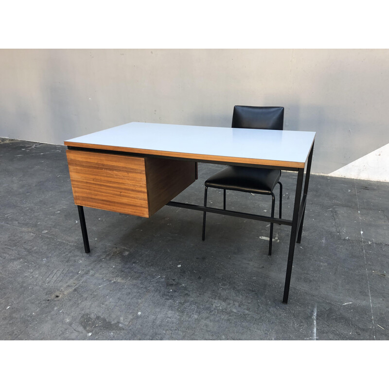 Vintage desk and chair by Pierre Guariche