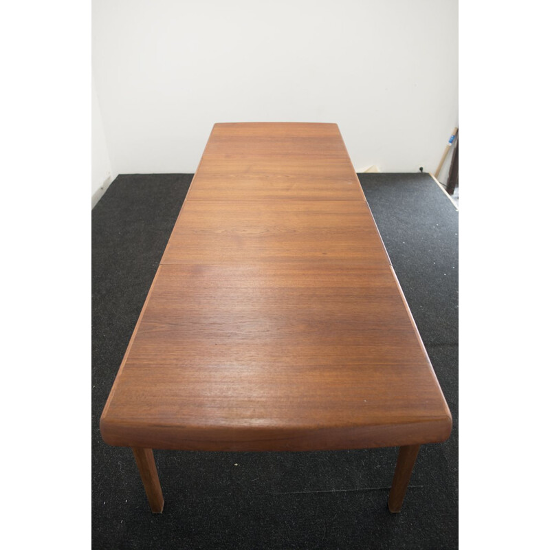 Scandinavian vintage teak table, Edvin A Johansonn for Vamo Sonderborg