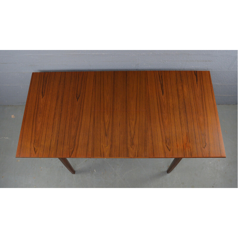 Vintage rectangular dining table in teak