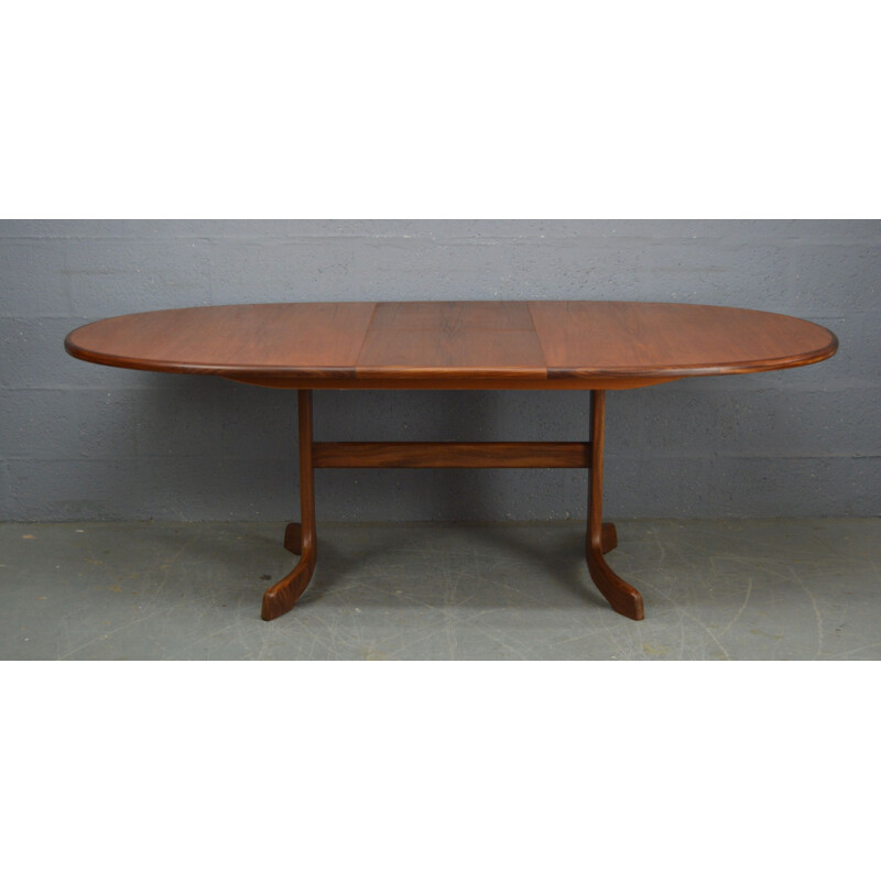 Vintage oval dining table in teak by G-Plan