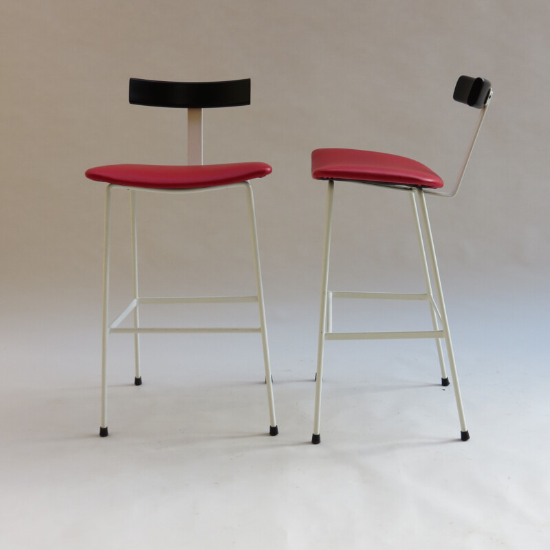 Pair of Program stools by Frank Guille for Kandya