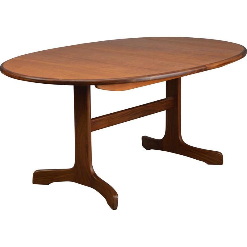Vintage oval dining table in teak by G-Plan
