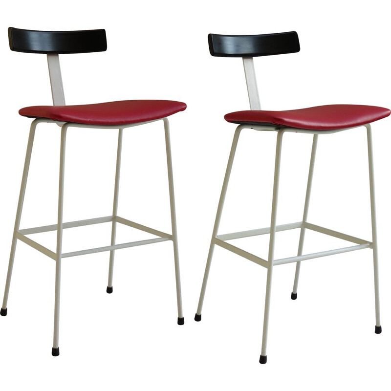 Pair of Program stools by Frank Guille for Kandya