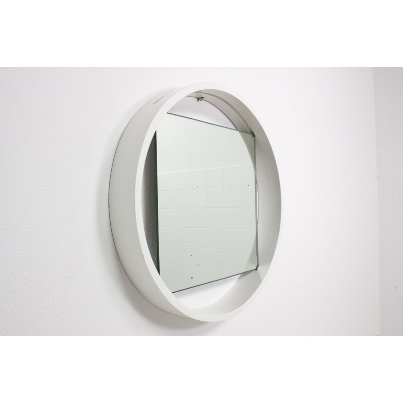 Vintage DZ84 wall mirror by Benno Premsela for ’t Spectrum, 1950s